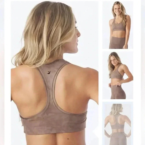 Glyder NOTCH BRA MOCHA TIE DYE L - Picture 3 of 6